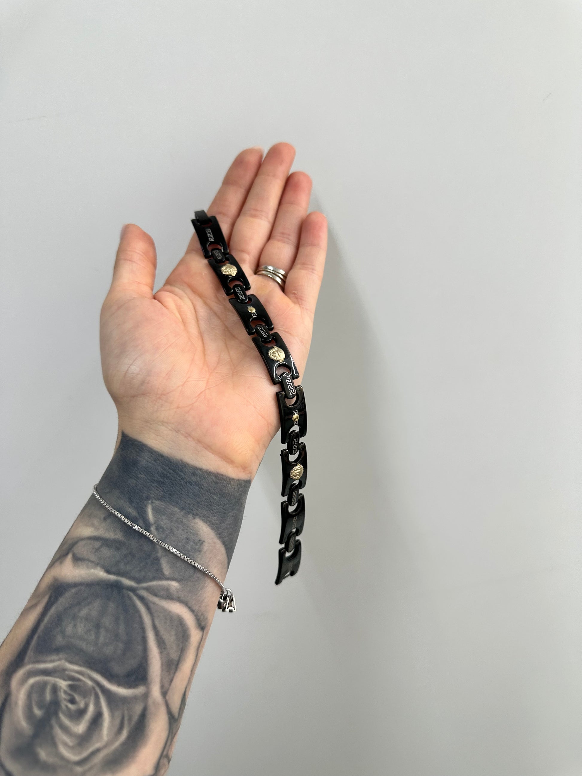 BRACCIALE TOTAL BLACK MEDUSA