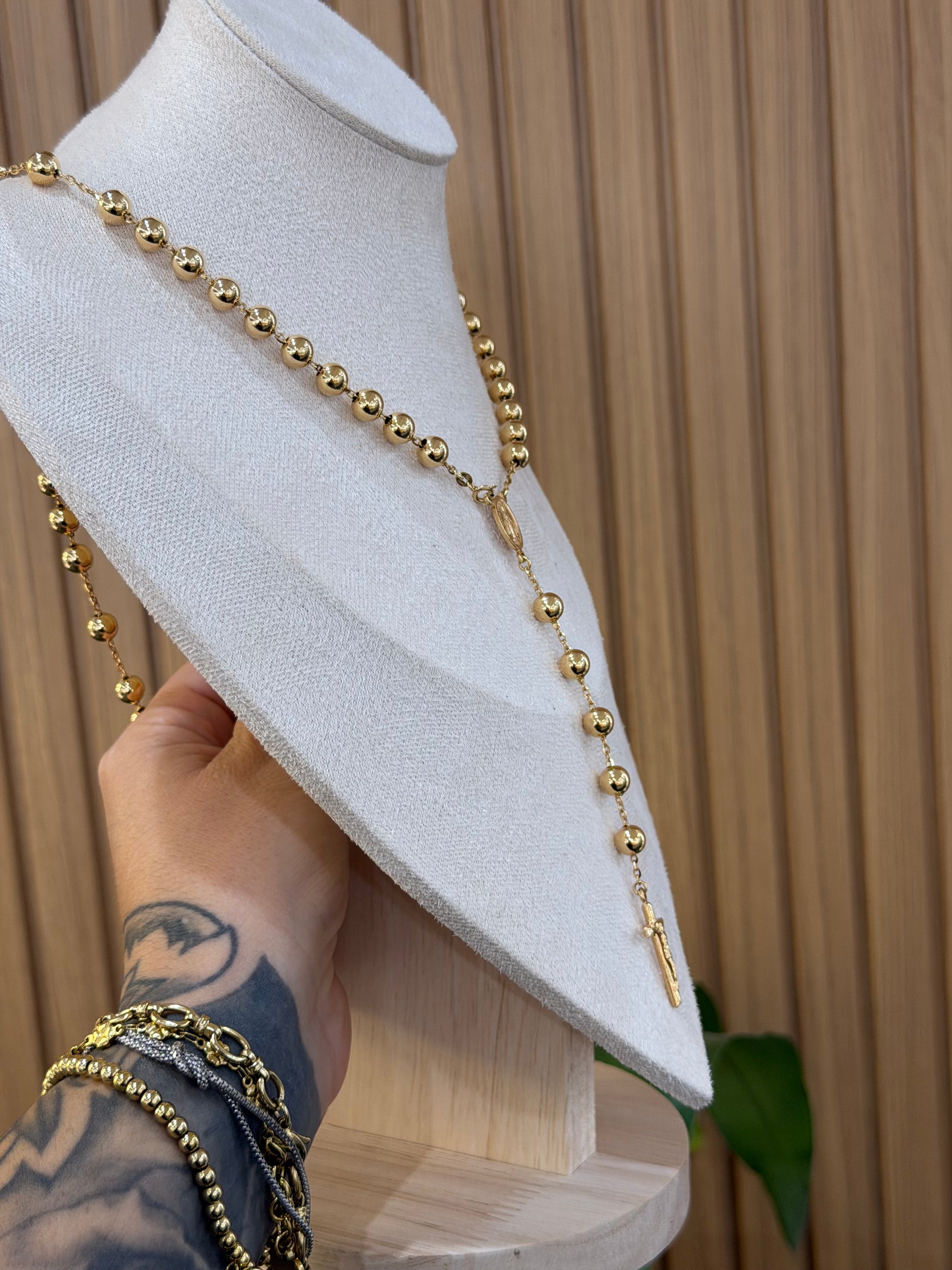 ROSARIO ORO 18KT BIG