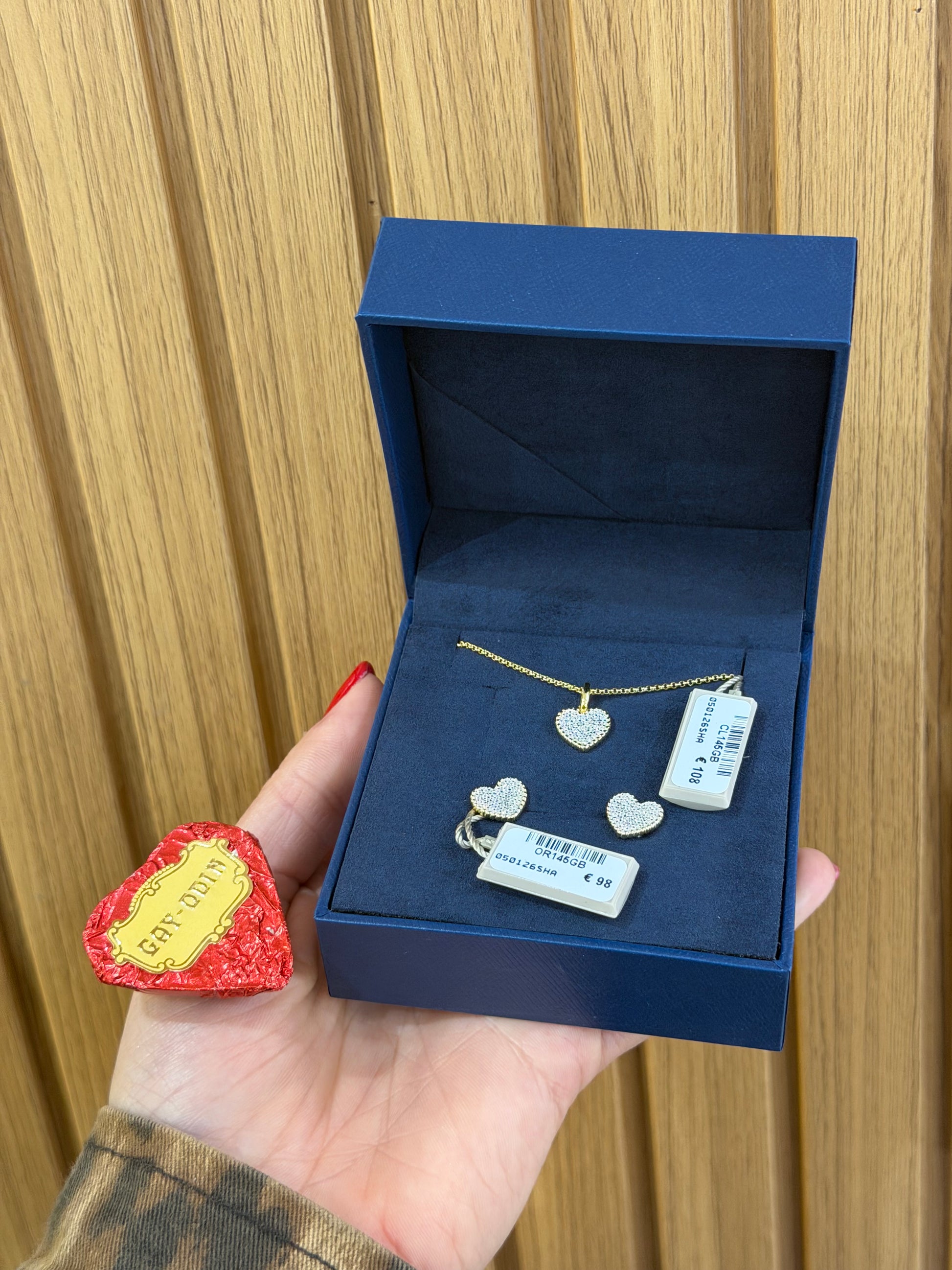 BOX SOGNI CON COMPLETO MINI HEART GAY-ODIN