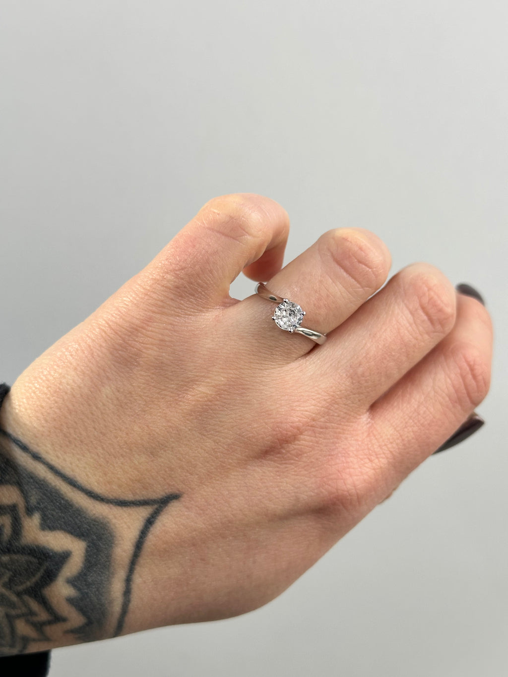 ANELLO SOLITARIO ARGENTO 925