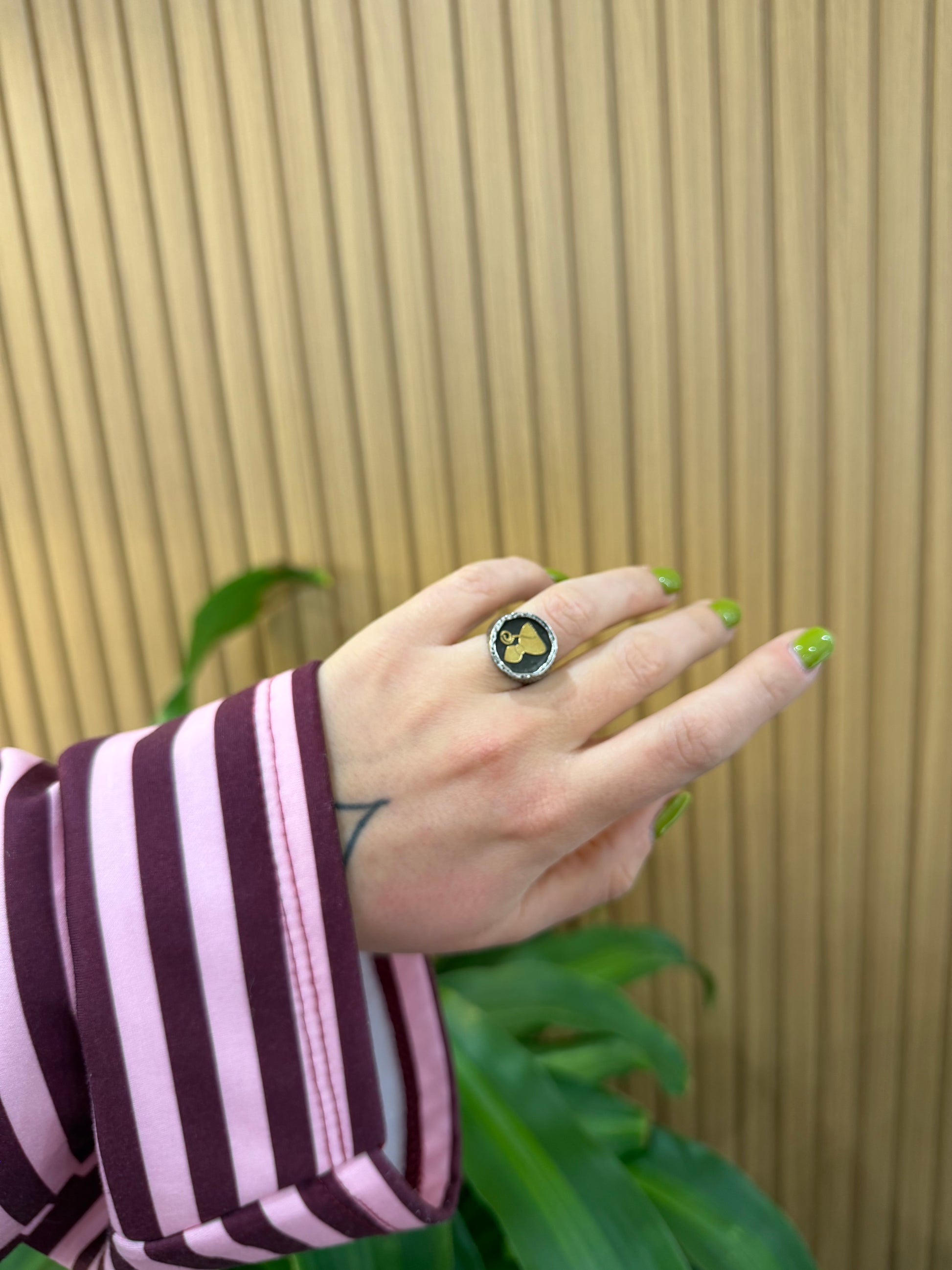 ANELLO SAN GENNARO ARGENTO 925 TONDO GRANDE