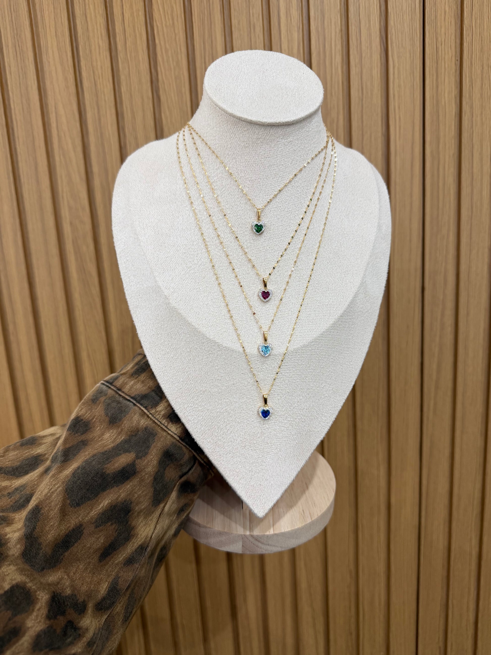 COLLANA CUORICINO ORO 18KT CON SPECCHIATA