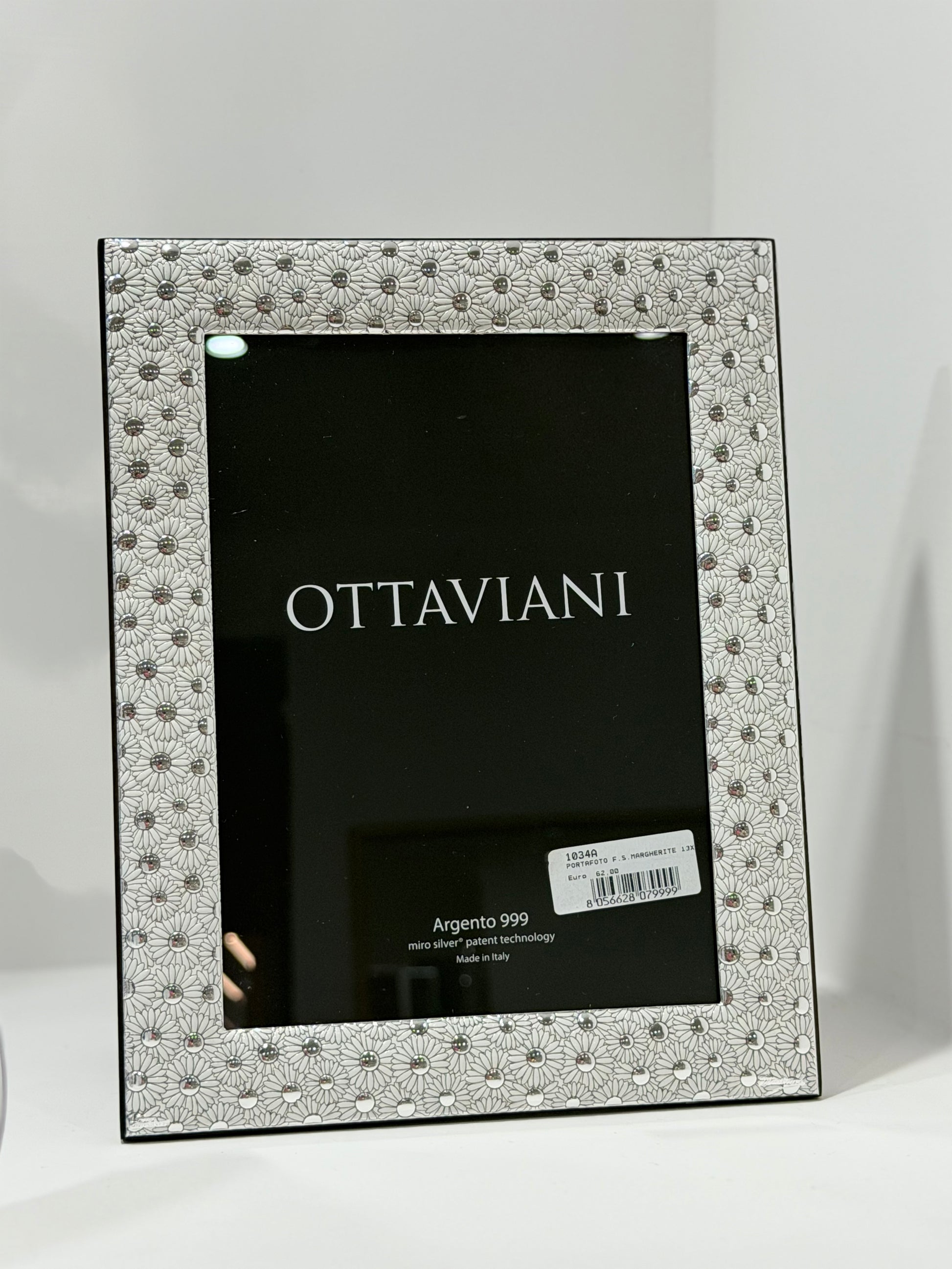 CORNICE OTTAVIANI MARGHERITE ARGENTO 999