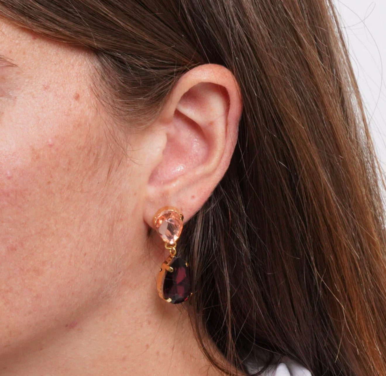 ORECCHINI AMO VENEZIA CRISTALLI MARRONI