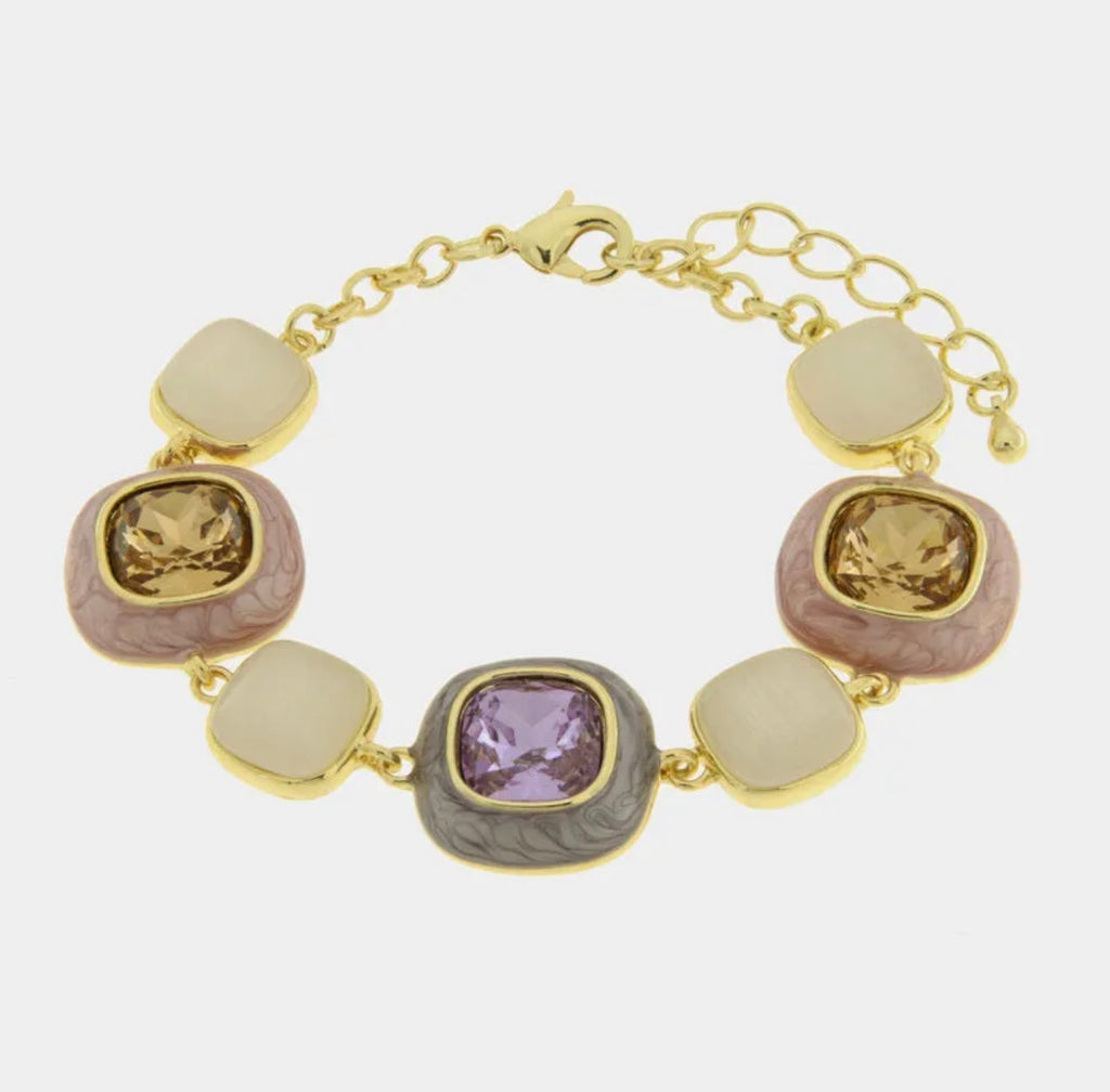 BRACCIALE AMO VENEZIA CRISTALLI COLORATI