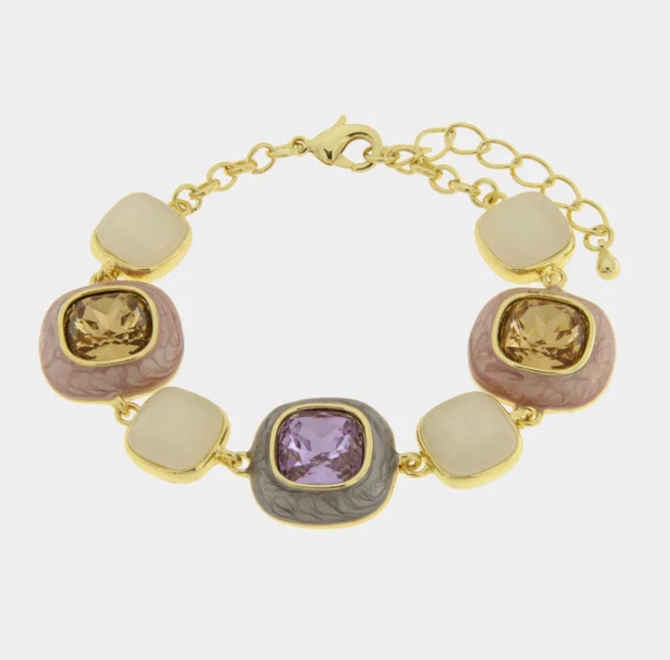 BRACCIALE AMO VENEZIA CRISTALLI COLORATI