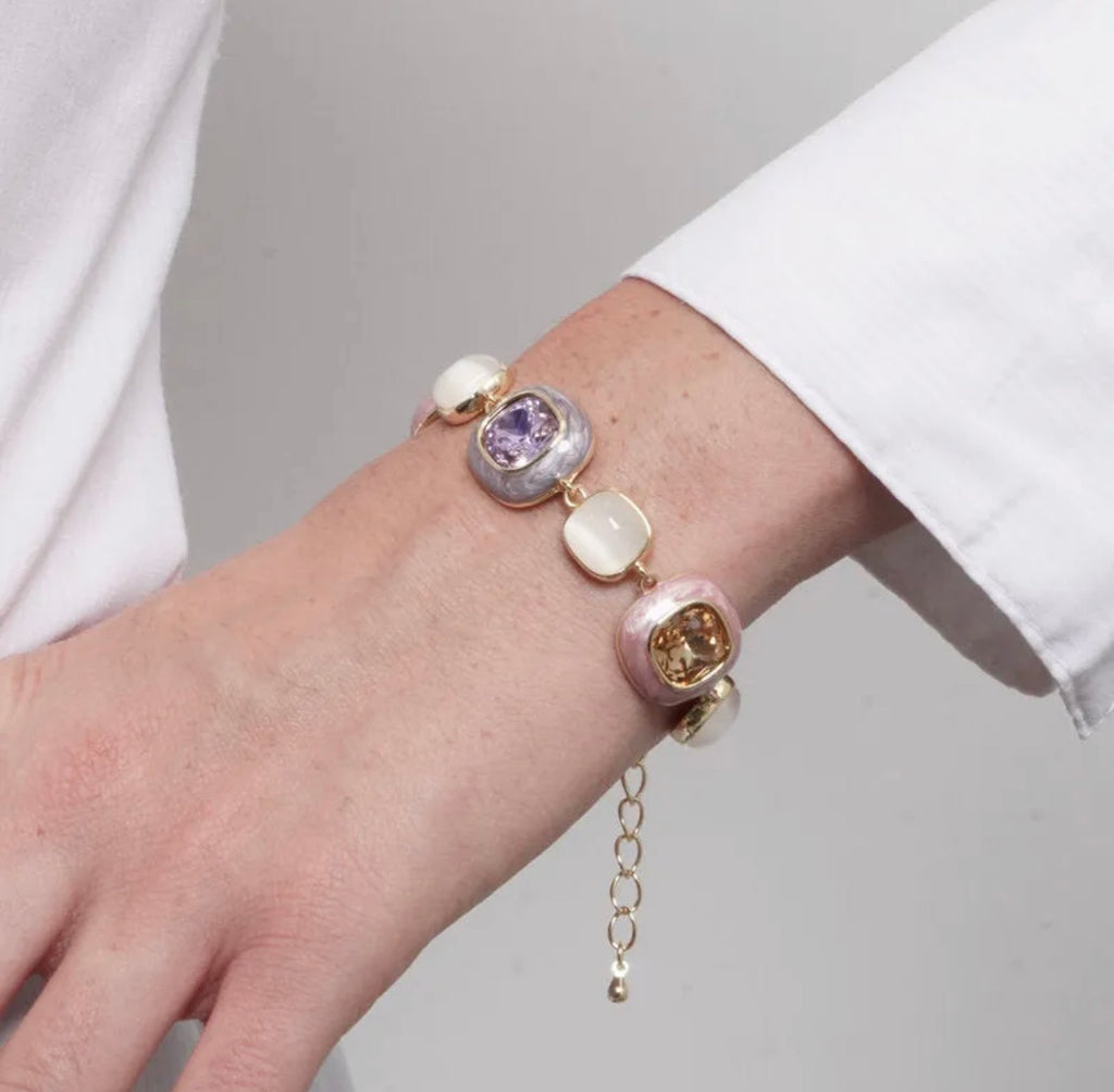 BRACCIALE AMO VENEZIA CRISTALLI COLORATI