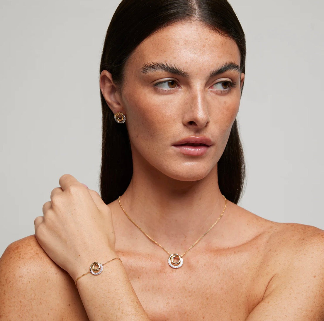 BRACCIALE IN ARGENTO DORATO SOGNI