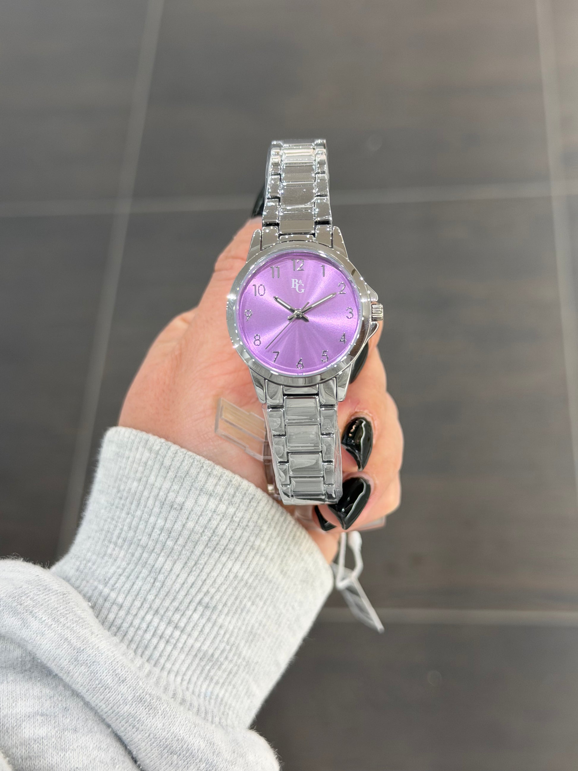 OROLOGIO B&G QUADRANTE VIOLA