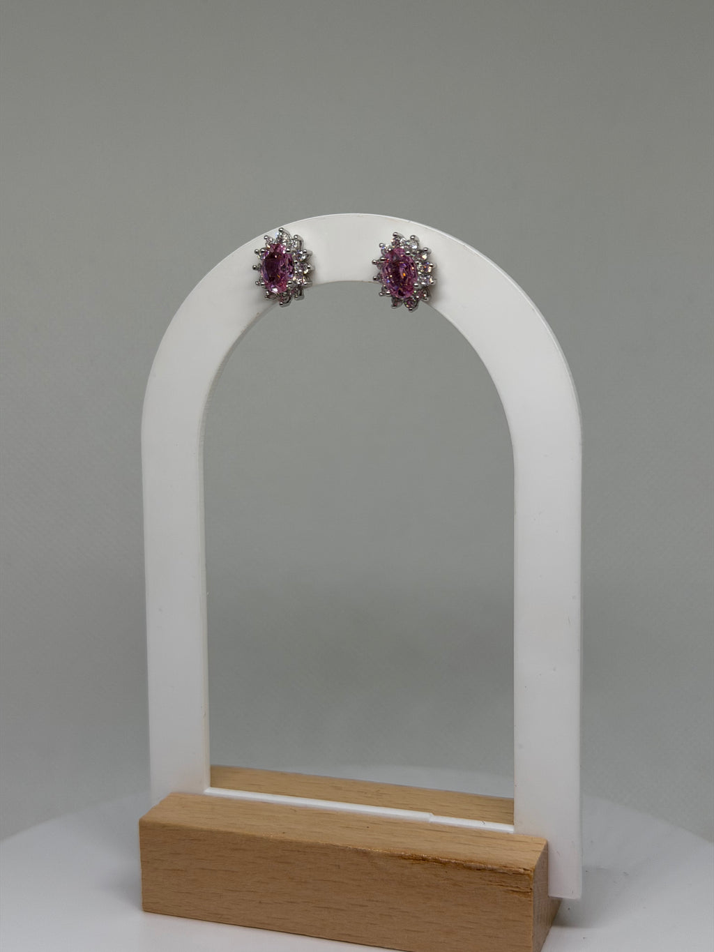 ORECCHINI KATE ROSA ARGENTO 925