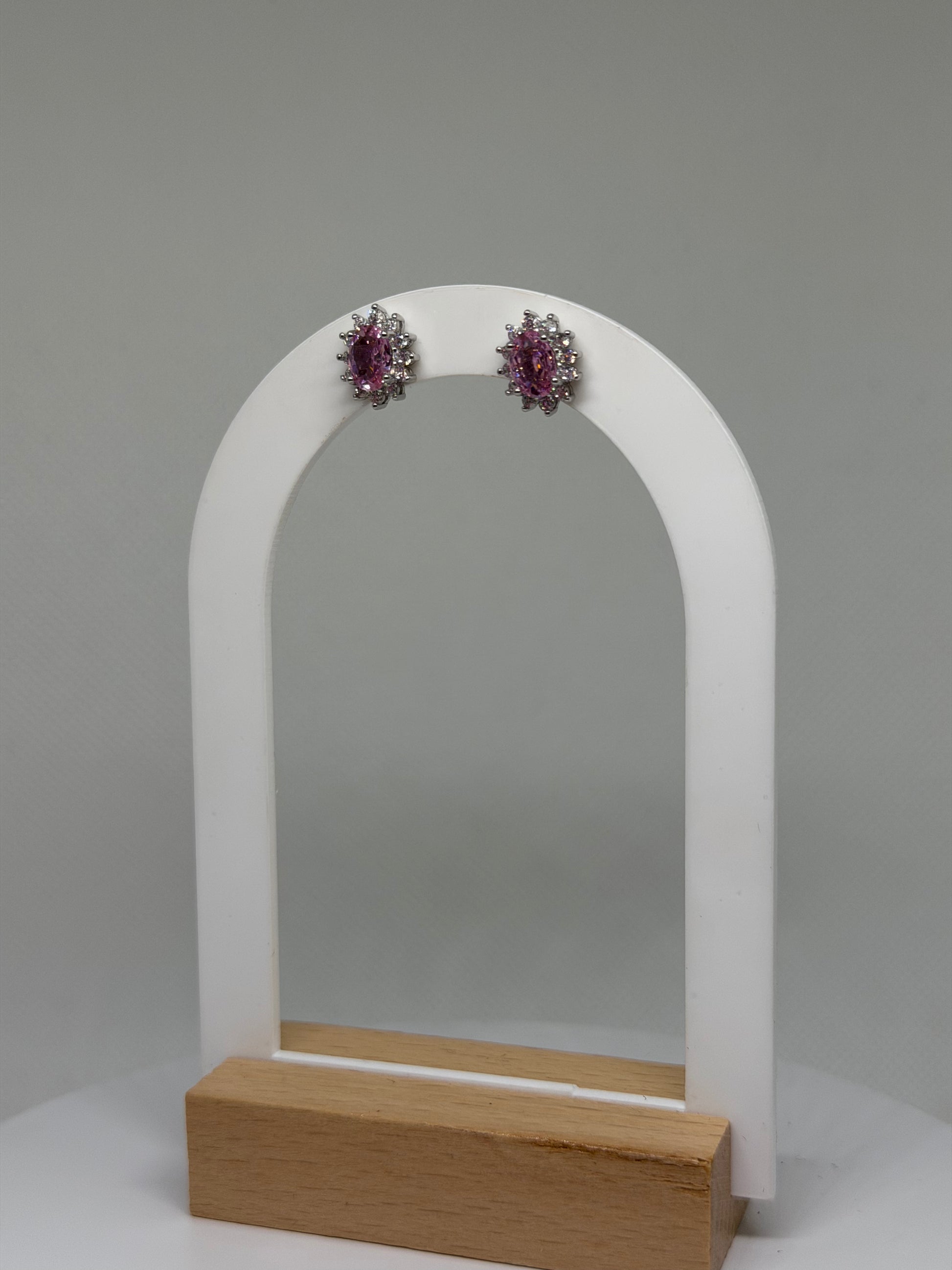 ORECCHINI KATE ROSA ARGENTO 925