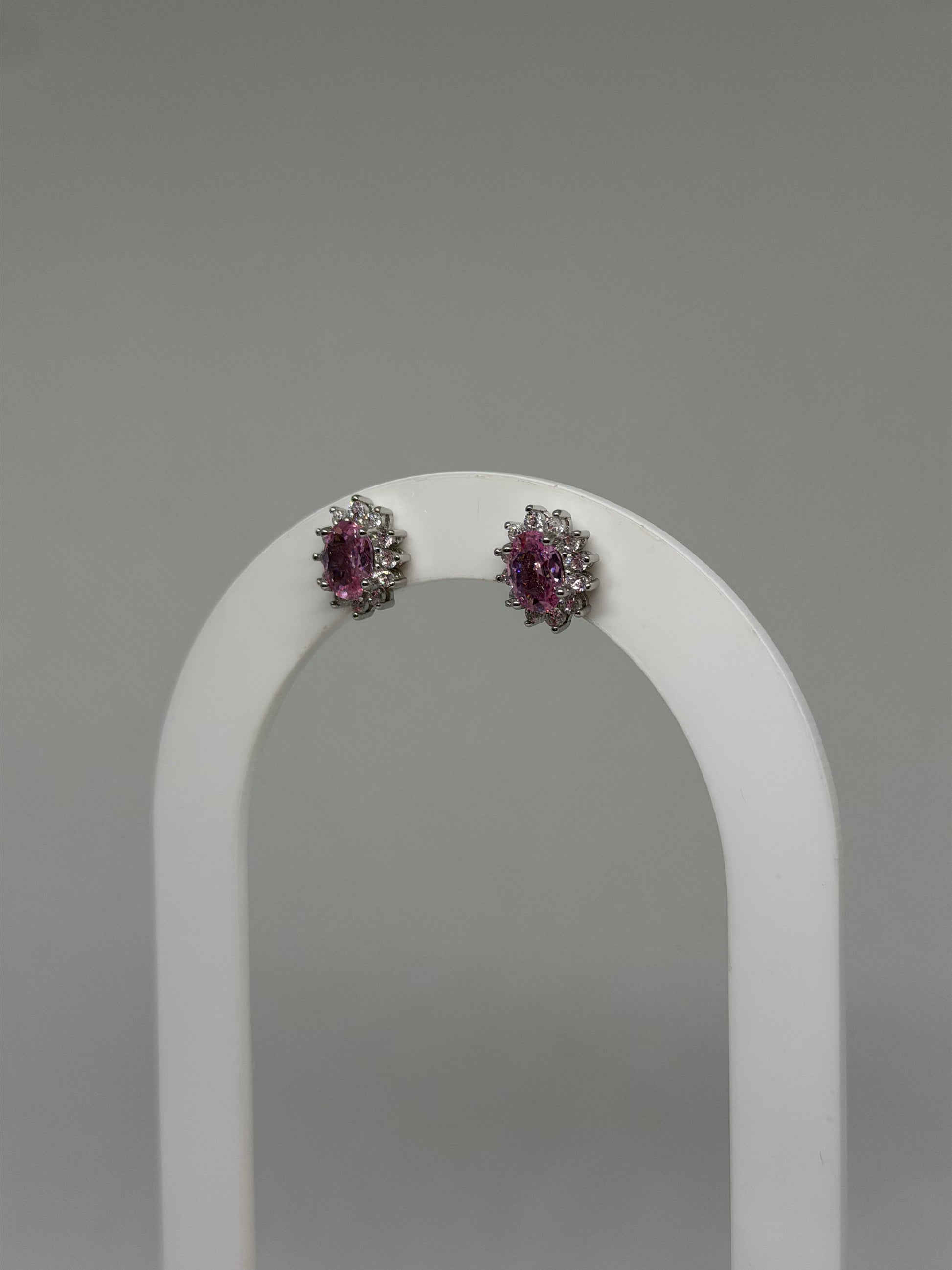 ORECCHINI KATE ROSA ARGENTO 925