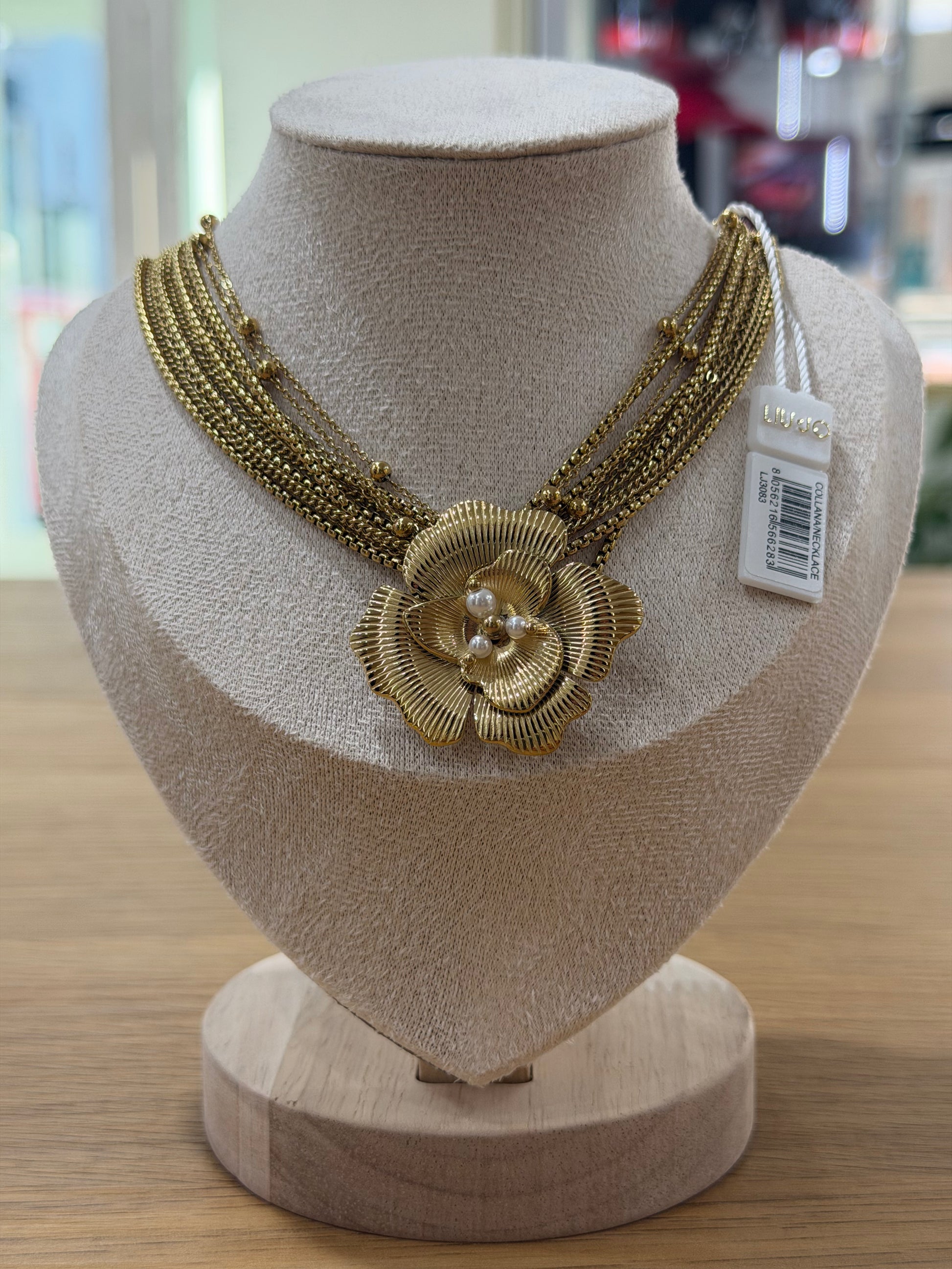 COLLANA GIROCOLLO MAXI FIORE LIU JO