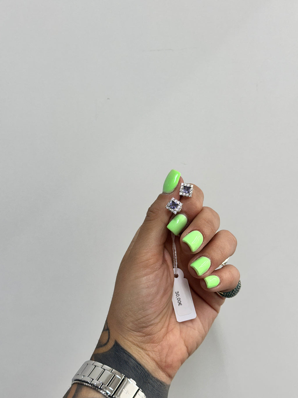 ORECCHINI VIOLET ARGENTO 925