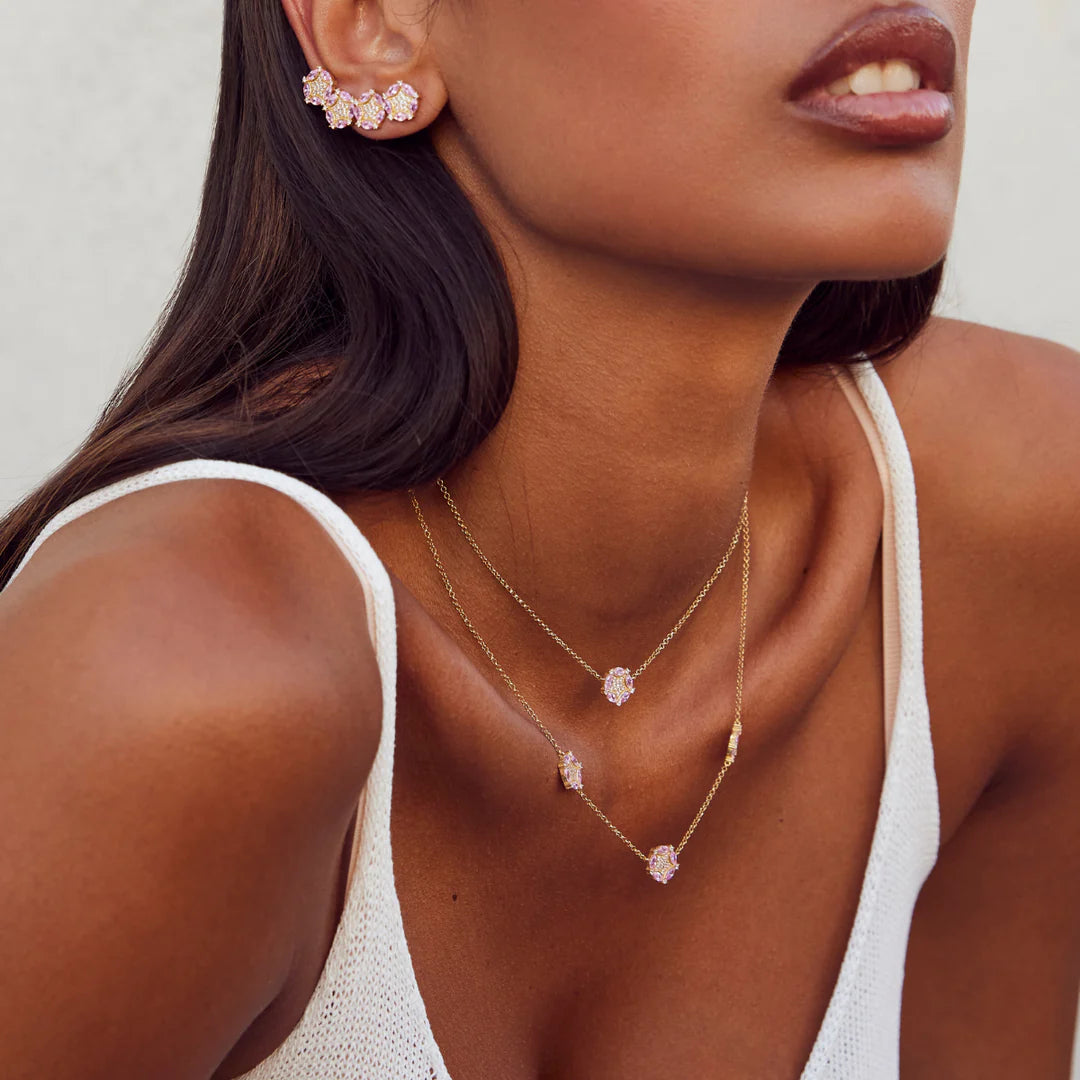 COLLANA TOPPA MARQUISE ROSA LAURA P