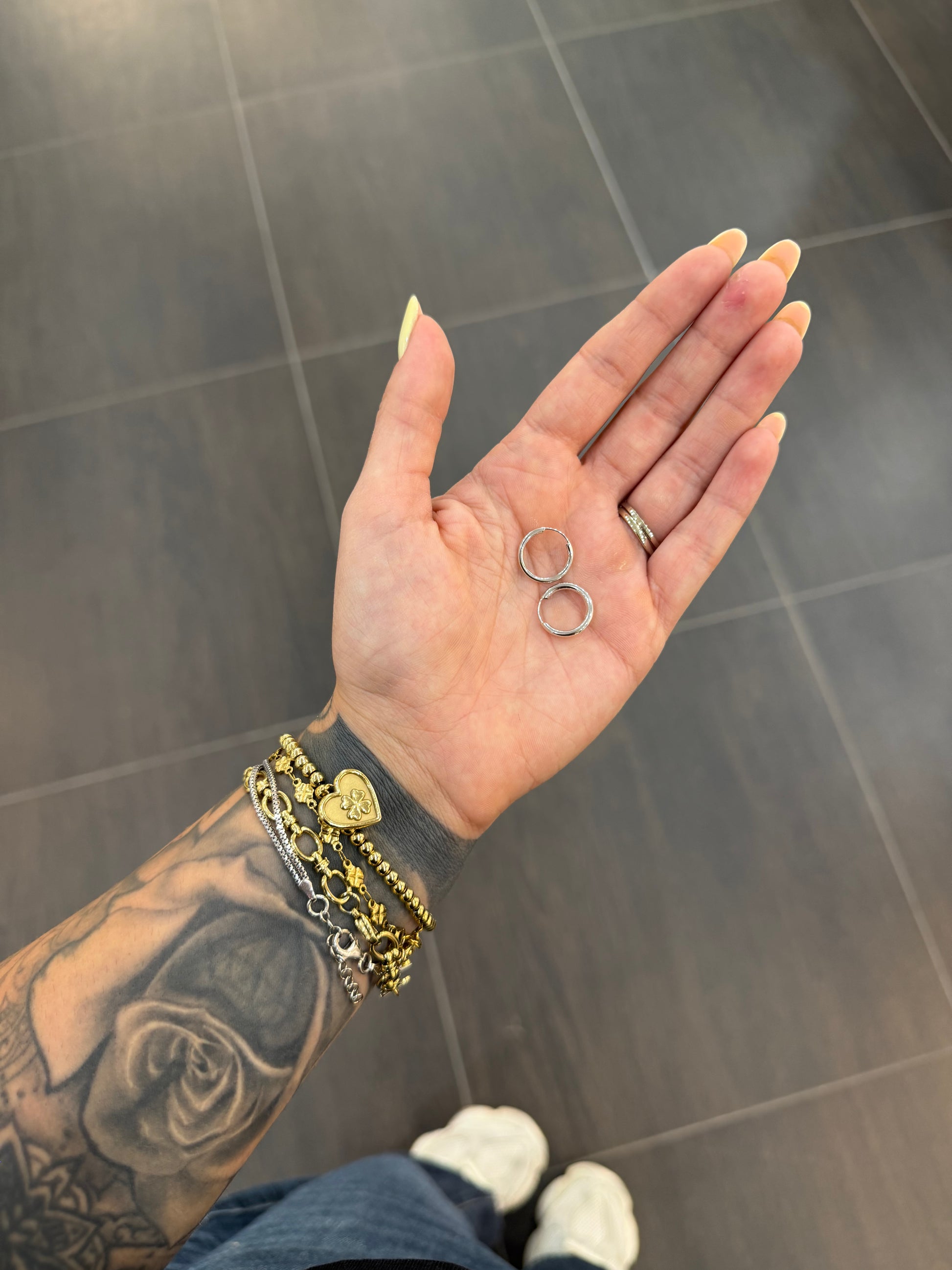 CERCHI ORO 18KT ORO BIANCO