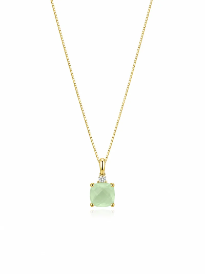 COLLANA LUCCIOLE PIETRA VERDE
