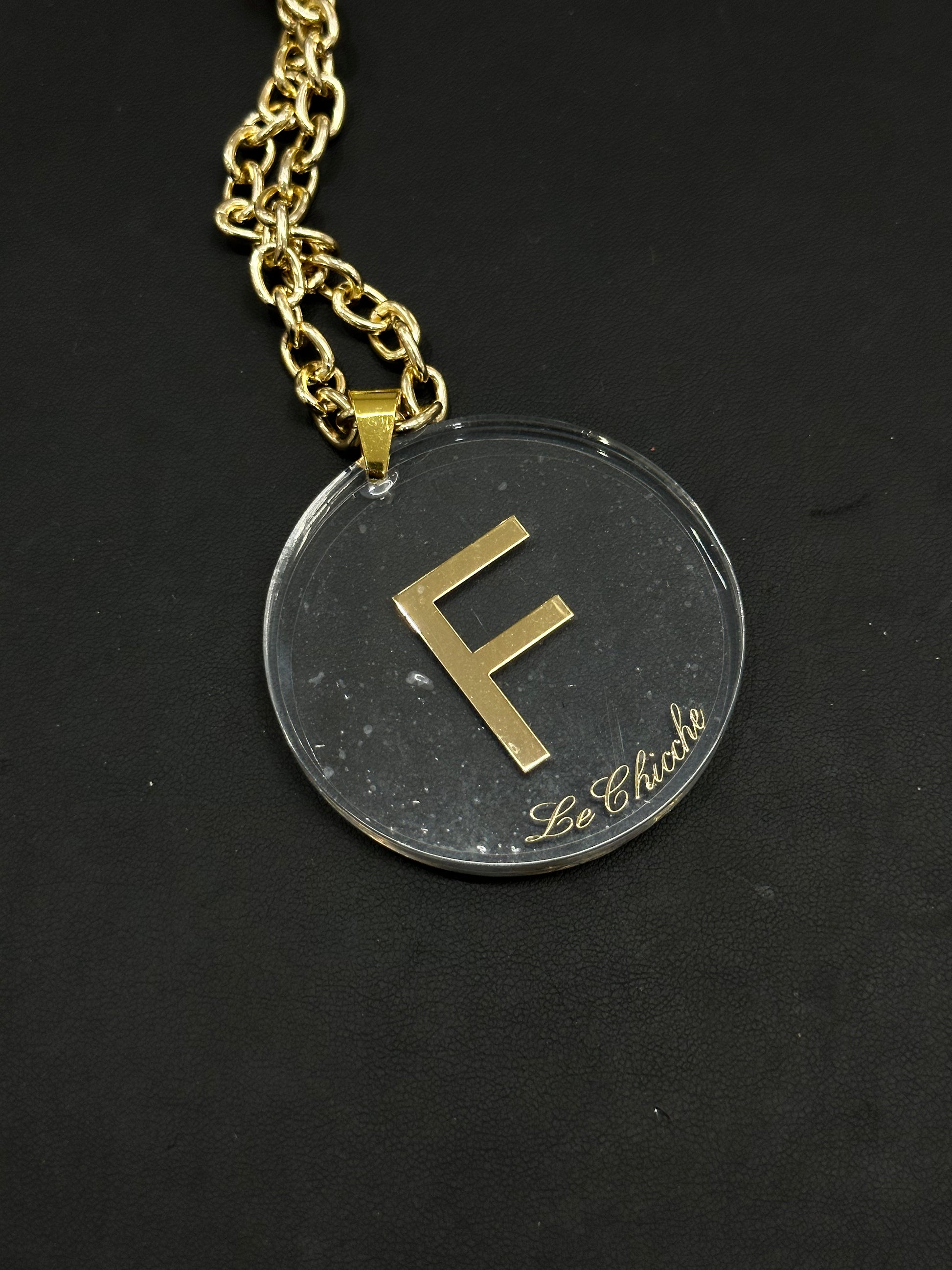 COLLANA MEDAGLIONE INIZIALE