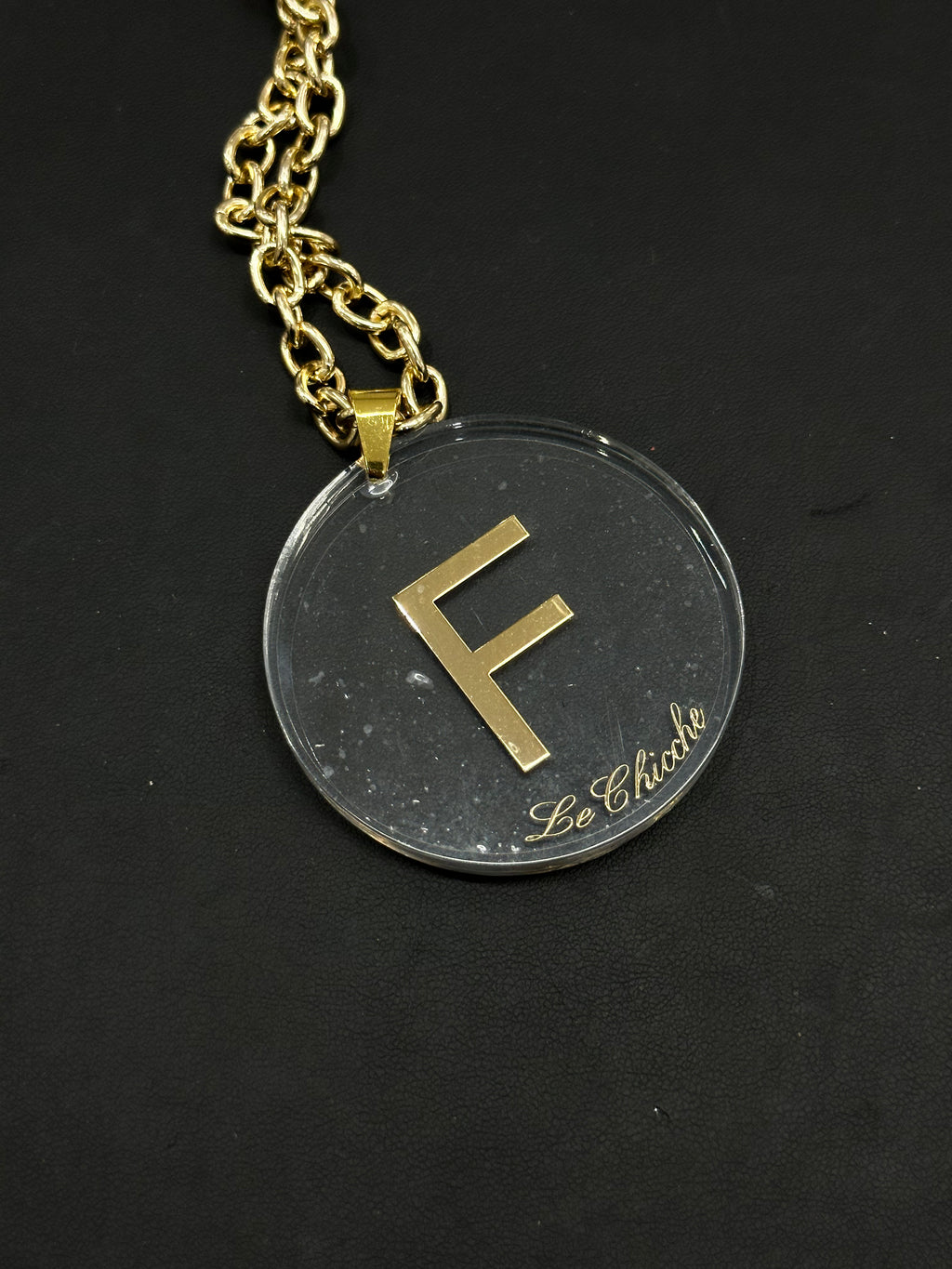 COLLANA MEDAGLIONE INIZIALE