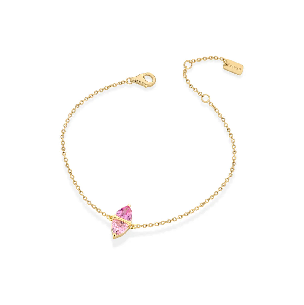 BRACCIALE LAURA P ARGENTO DORATO
