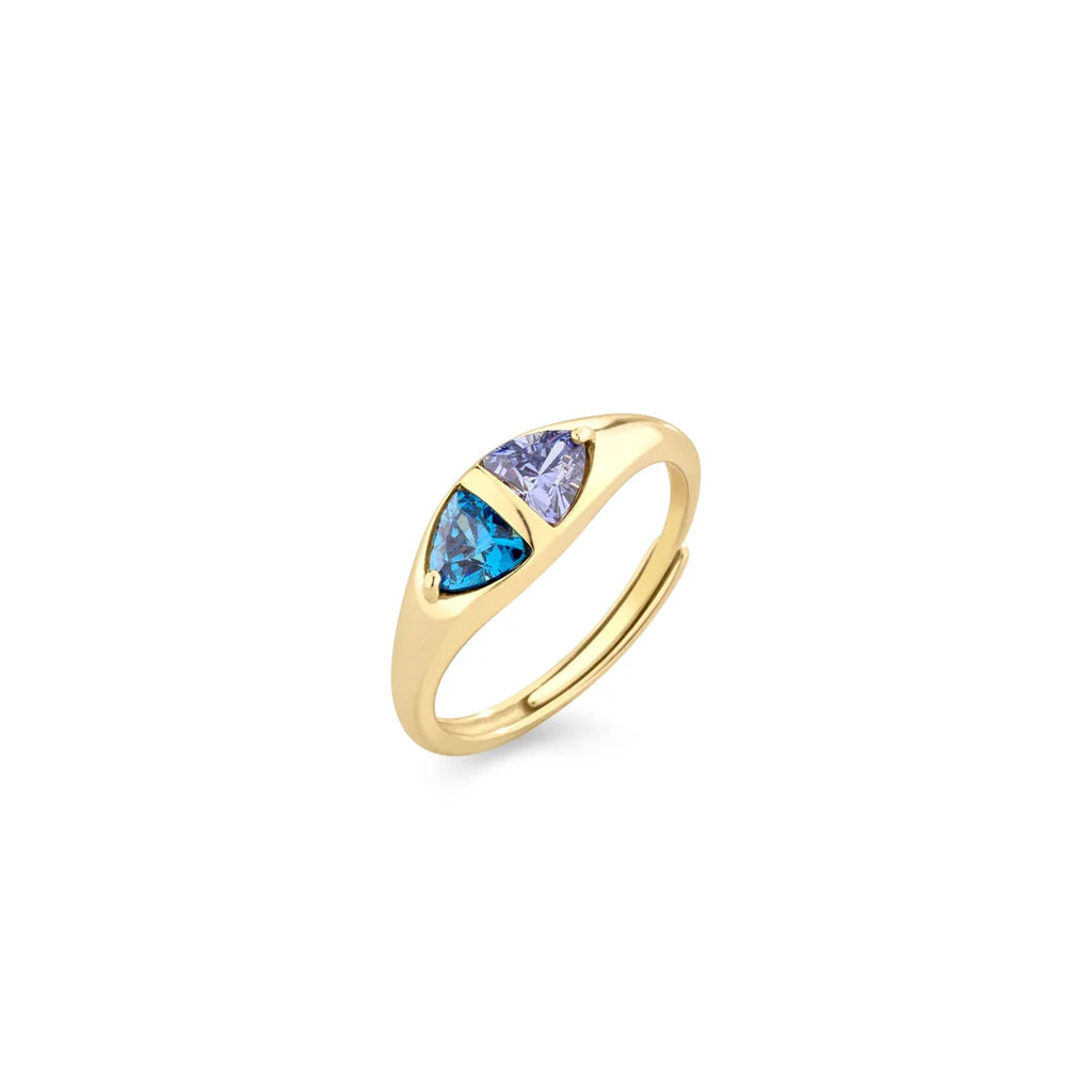 ANELLO LAURA P ARGENTO DORATO
