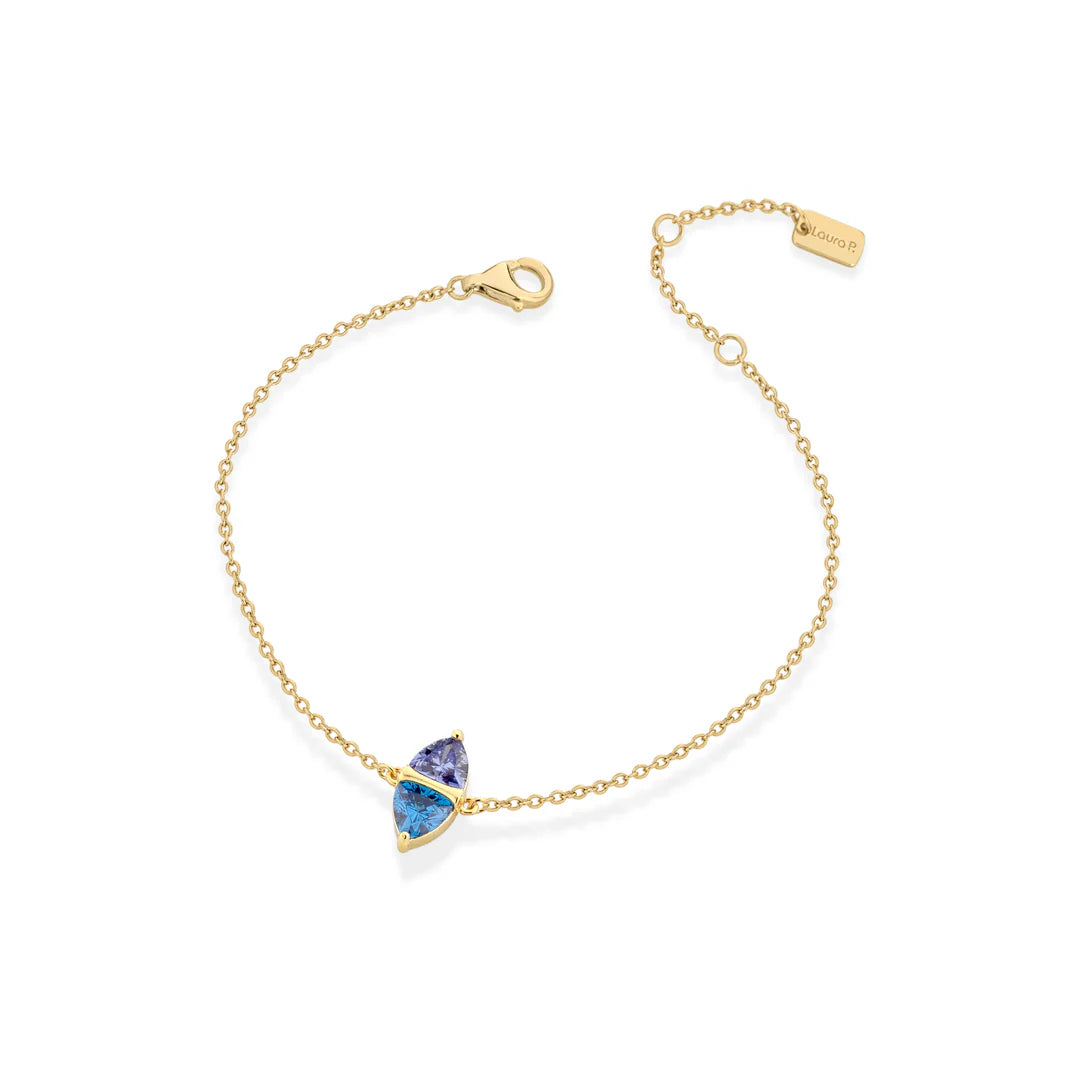 BRACCIALE LAURA P ARGENTO DORATO