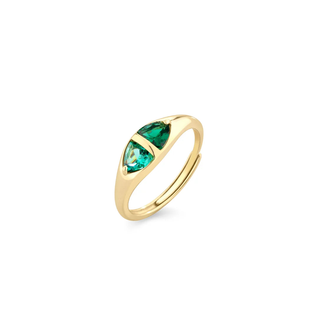 ANELLO LAURA P ARGENTO DORATO