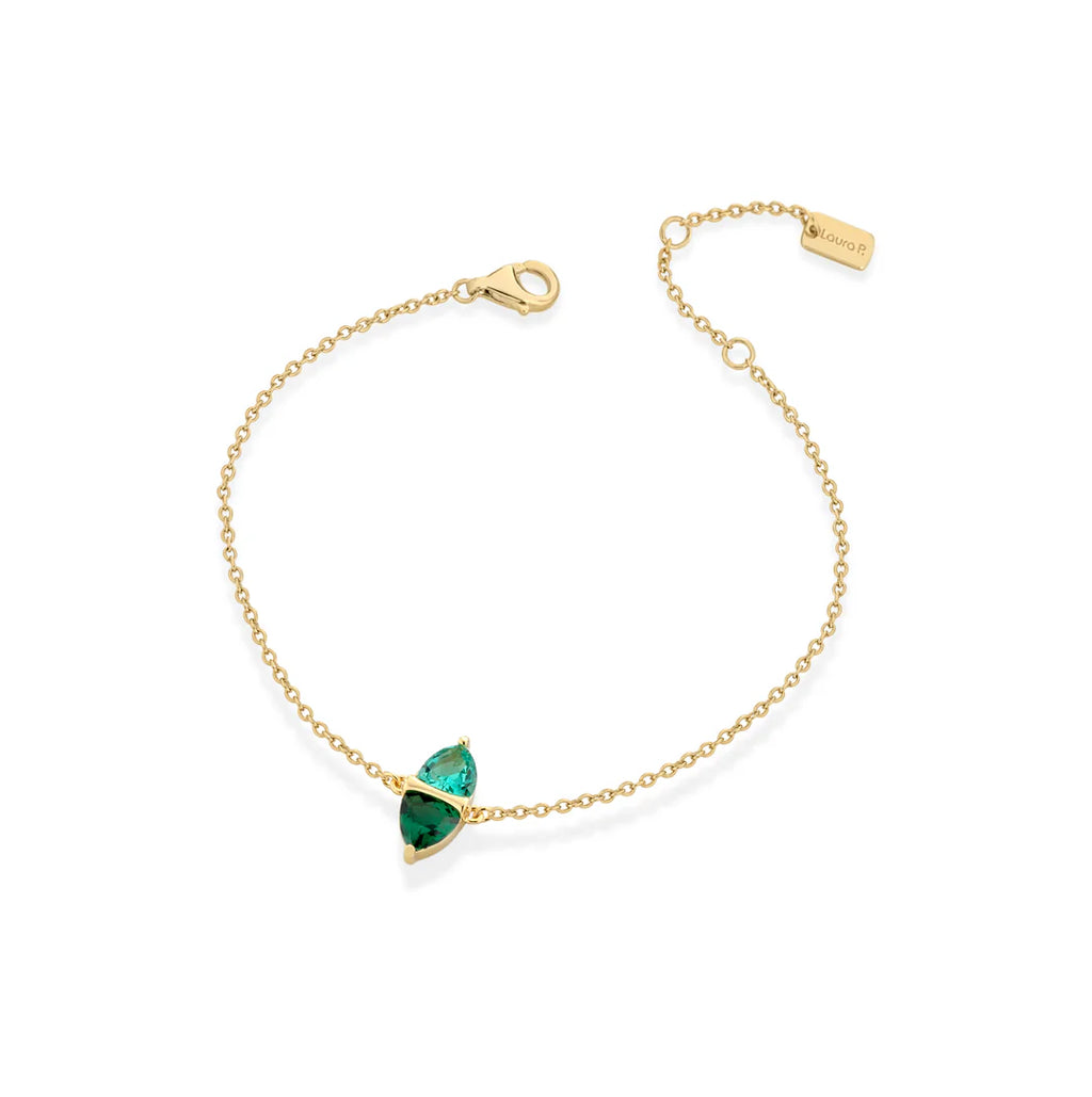 BRACCIALE LAURA P ARGENTO DORATO
