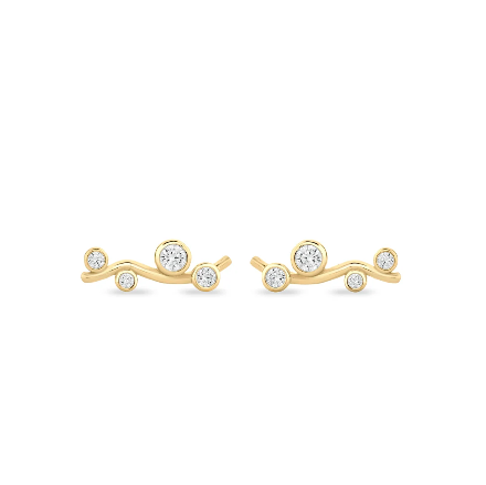 ORECCHINI LAURA P ARGENTO DORATO CON ZIRCONI