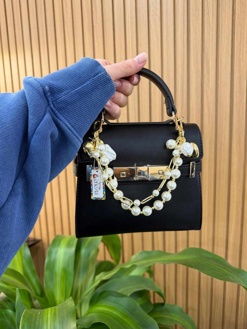 CHARM CATENA DI PERLE AMO VENEZIA