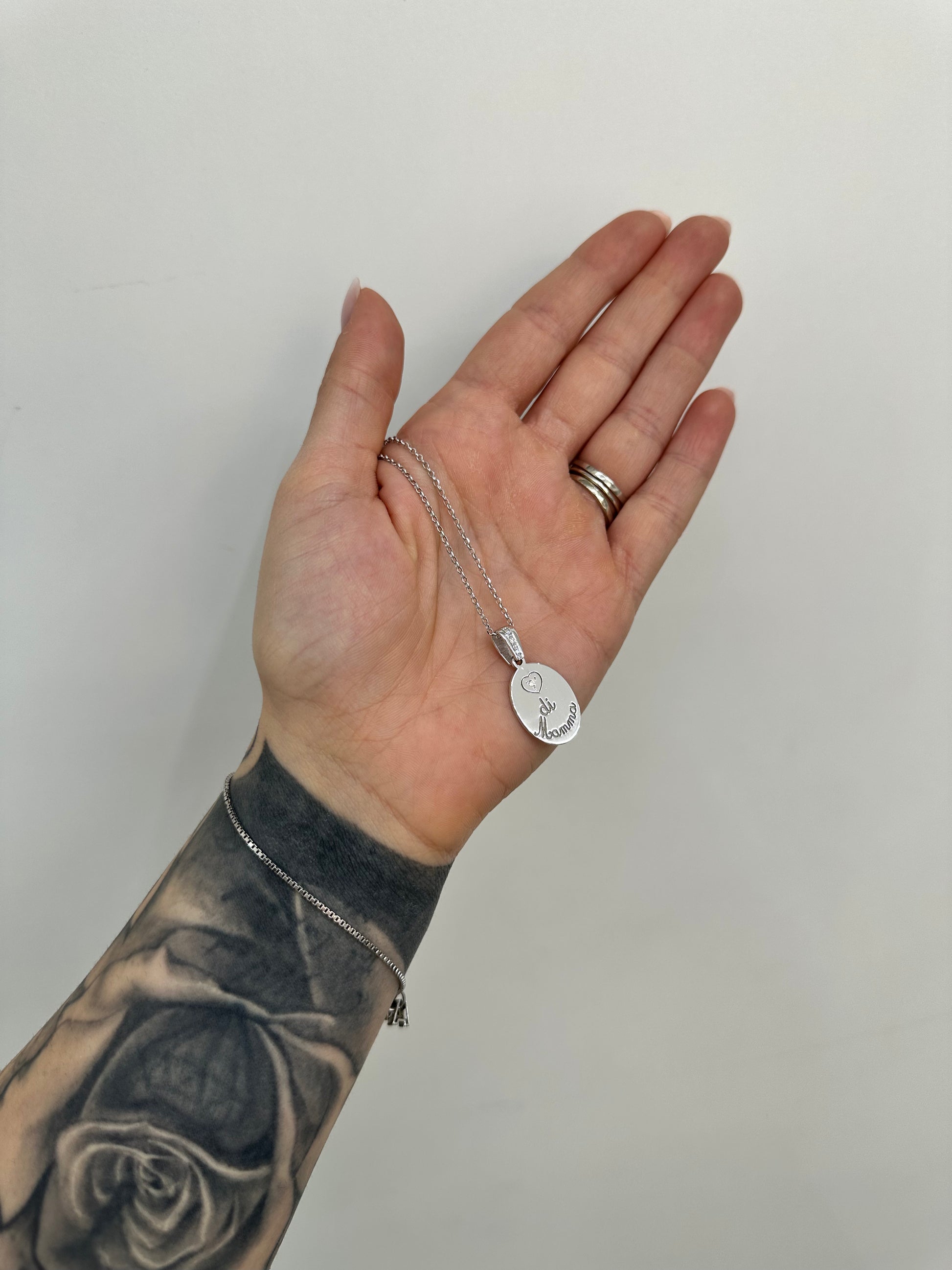 COLLANA CUORE DI MAMMA ARGENTO 925