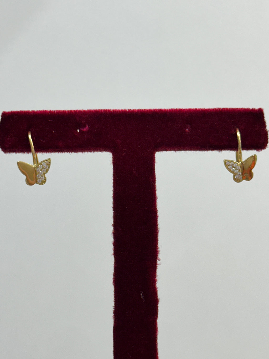 CERCHIETTI CON FARFALLA MONACHELLA ORO 18KT
