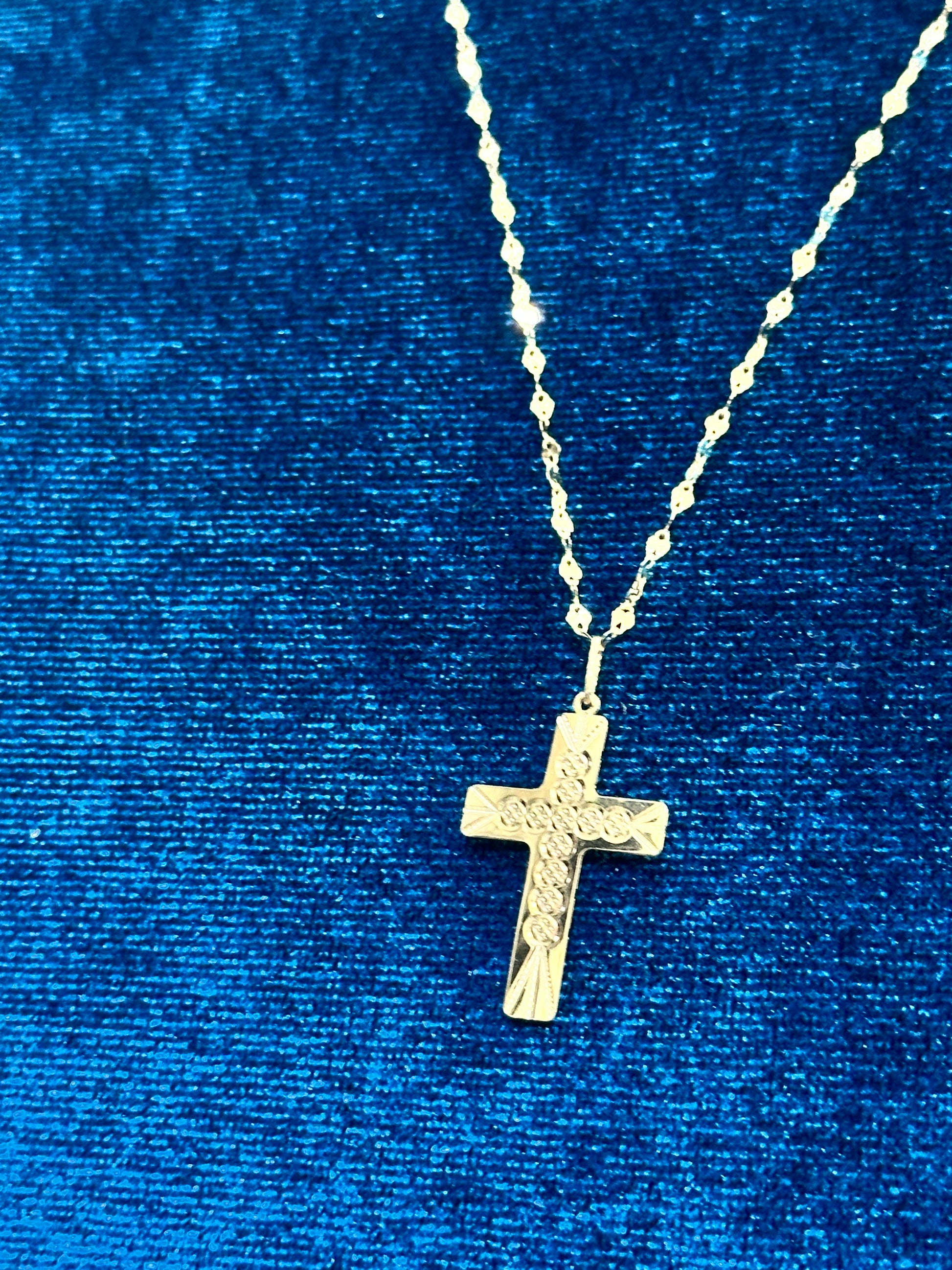 COLLANA CON CROCE ORO 18KT