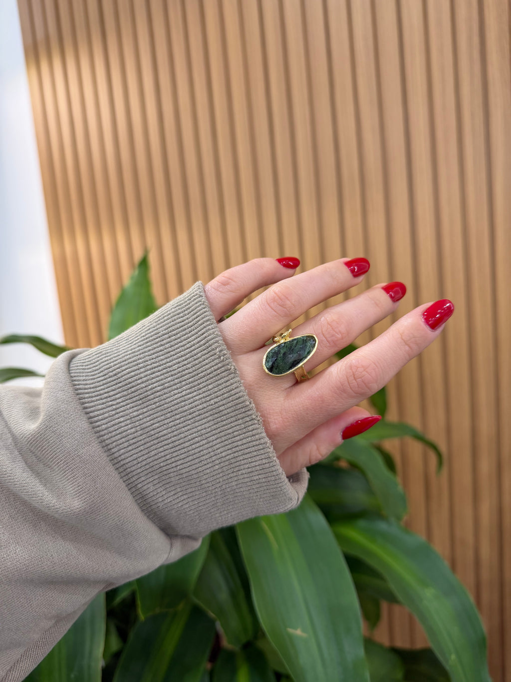 ANELLO FEDELE AGATA NATURALE ARGENTO 925