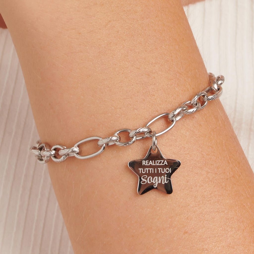 BRACCIALE BE MY FAMILY S'AGAPO