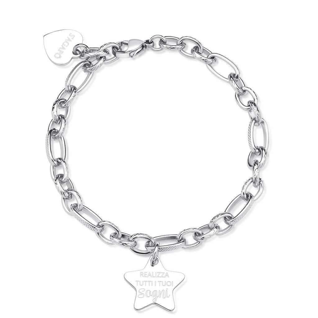 BRACCIALE BE MY FAMILY S'AGAPO