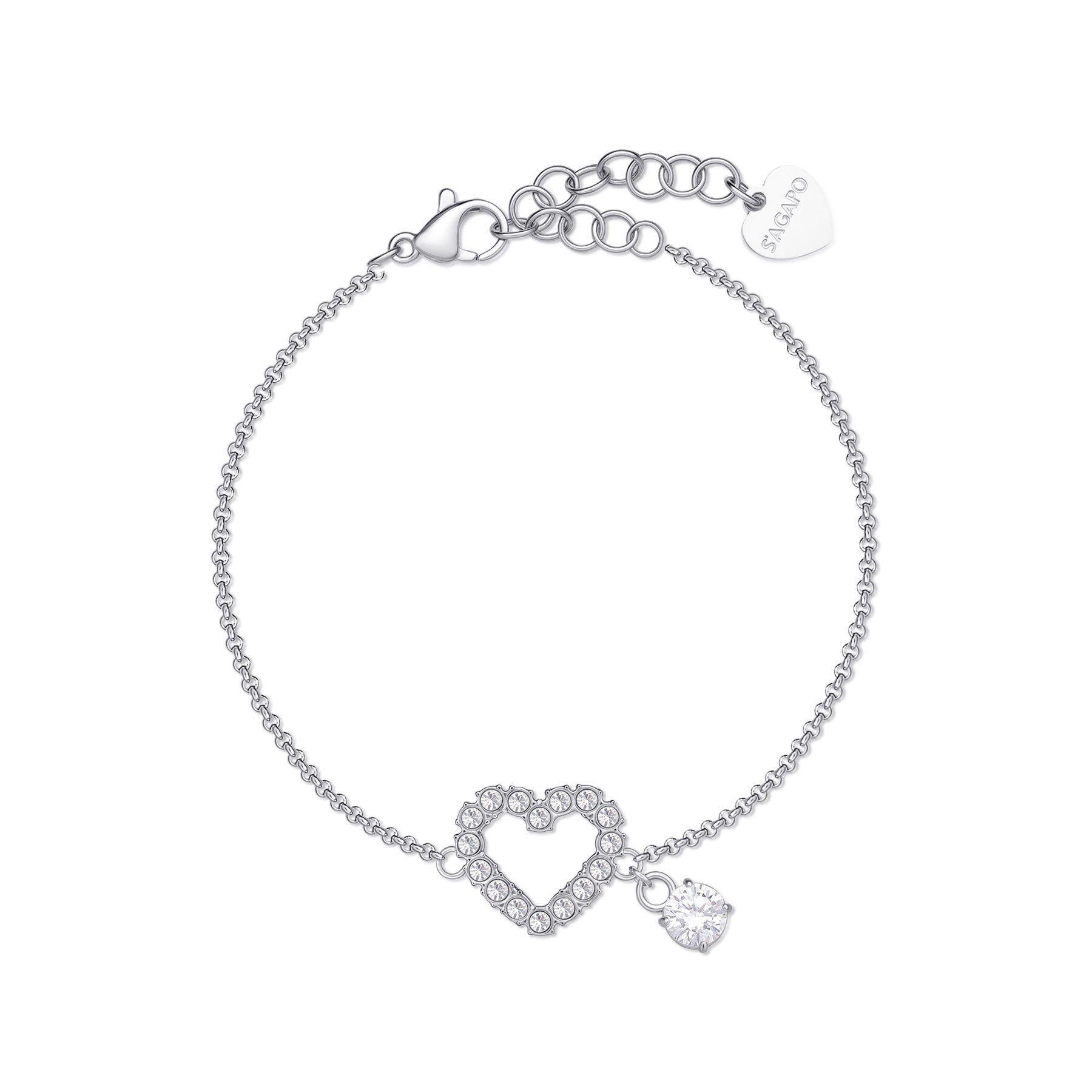 BRACCIALE CUORE TWINKLE S'AGAPO