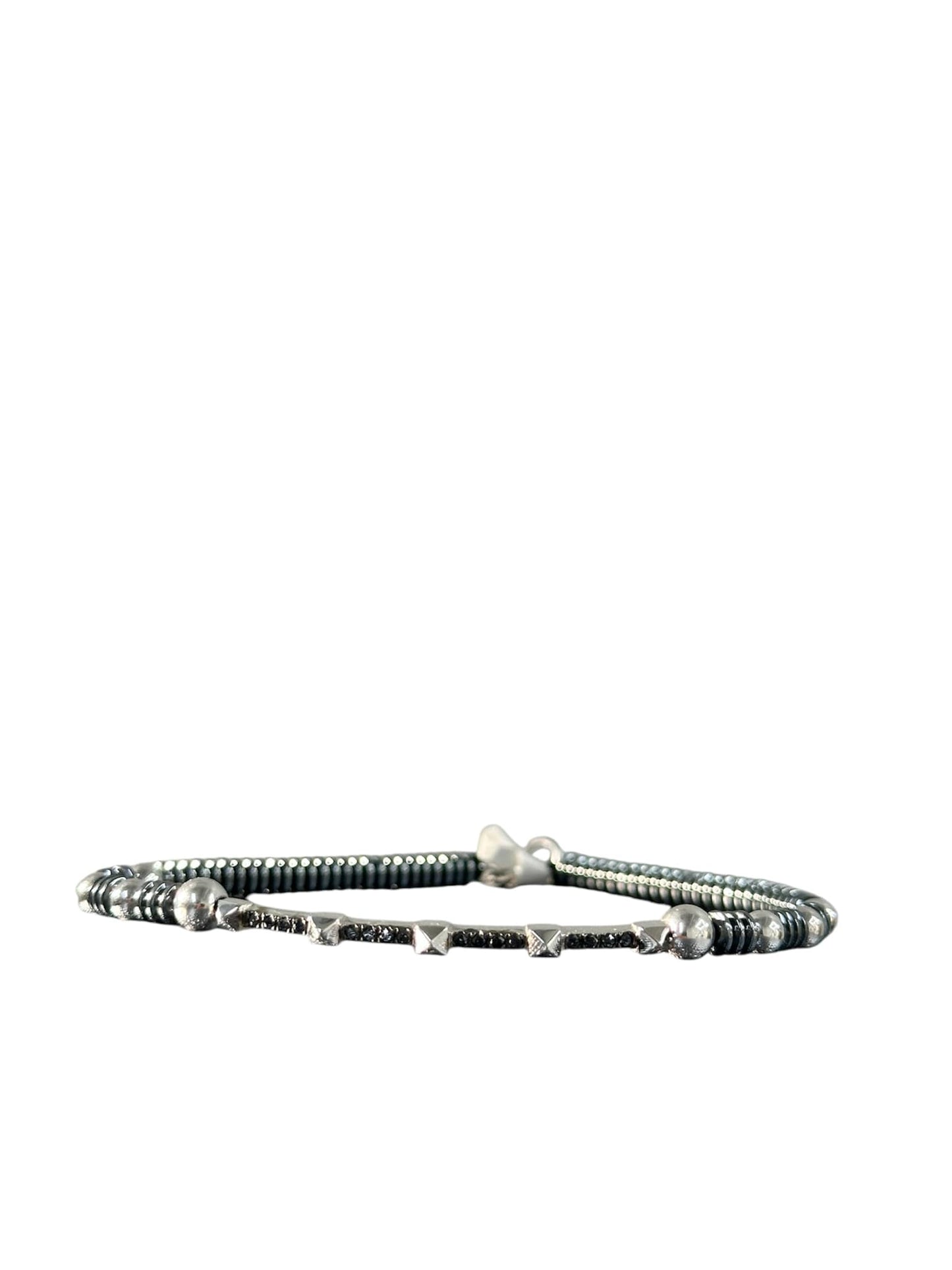 BRACCIALE CON TARGA DIAMANTI DALU'